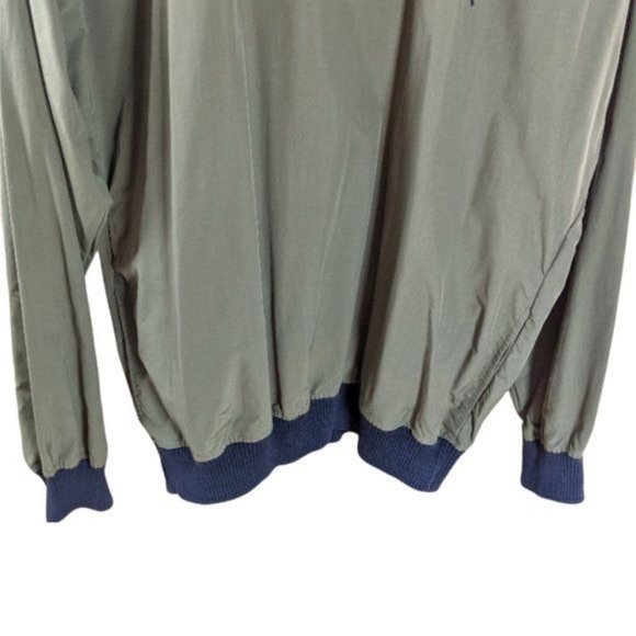 Men's Elion Apparel Pullover Windbreaker in Olive Green Black Embroidery - XL - Picture 7 of 15